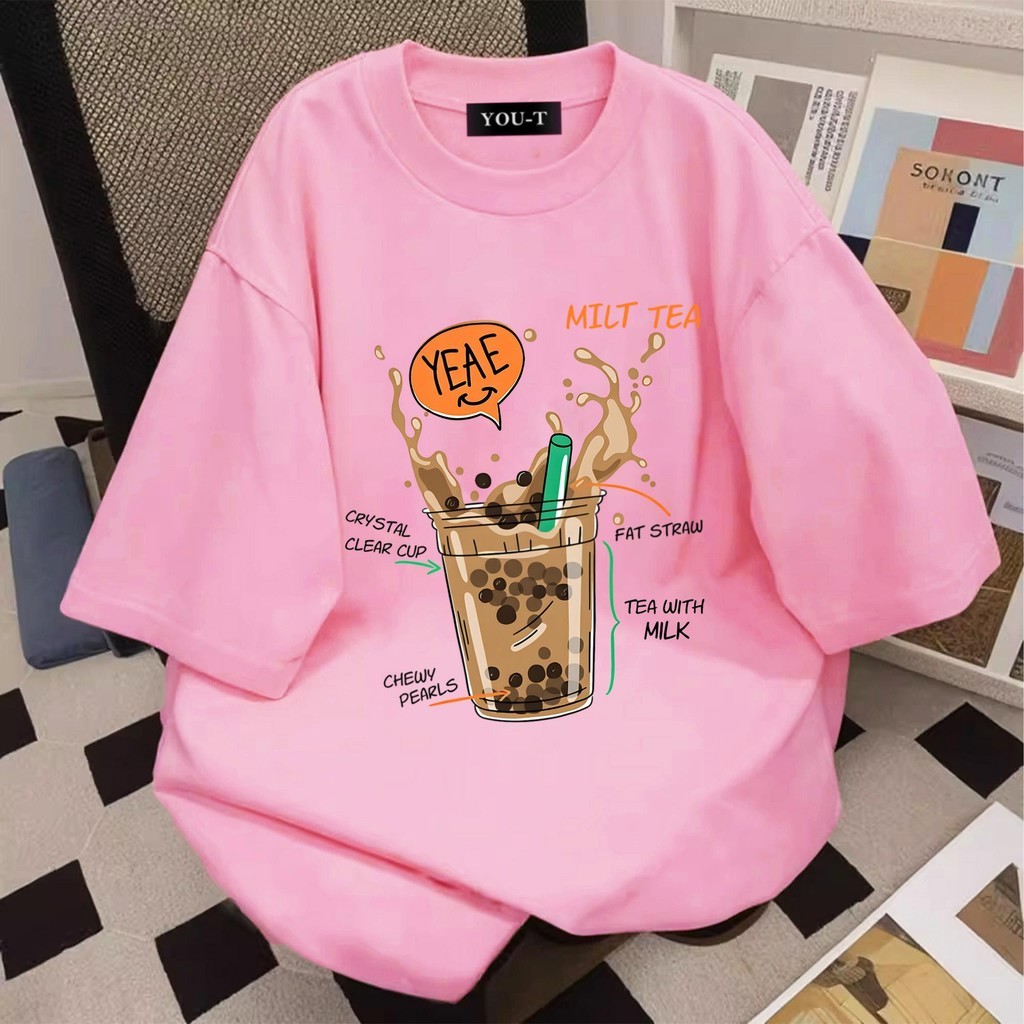 Basi💥 เสื้อผู้ชาย เสื้อยืด oversize สตรีท เกรดพรีเมียม โคตรนุ่ม เสื้อคอตตอน100% ไม่หดตัวลาย ลาย 