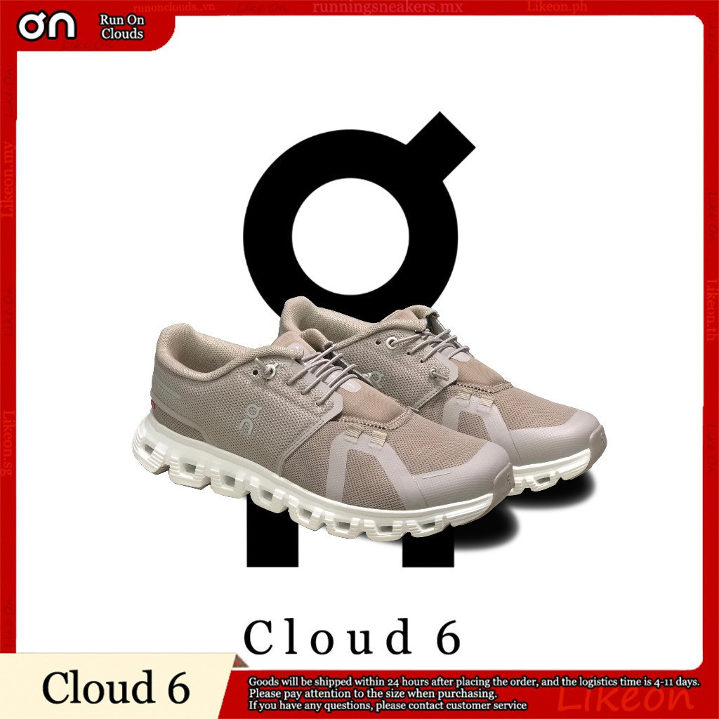 รองเท้าวิ่งแบบสบายระบายอากาศได้ดีและไม่ลื่นสำหรับผู้ชายและผู้หญิง FRKH 9K7O จาก Cloud 6
