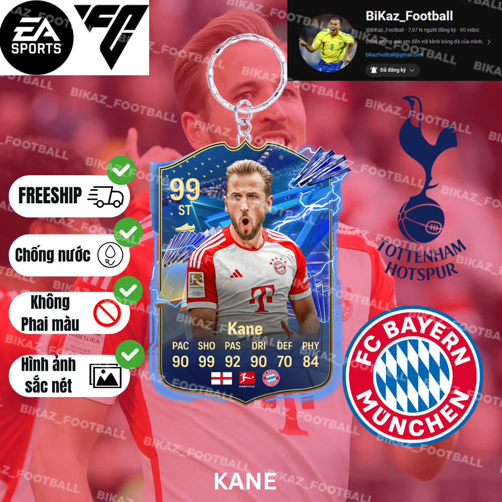 PLAYER KEYCHAIN - BAYERN MUNICH