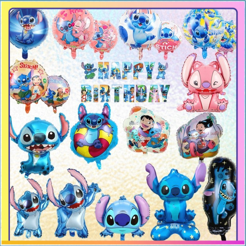 [ลูกโป่ง Stitch] ตกแต่งวันเกิดลูกโป่งการ์ตูน g0st