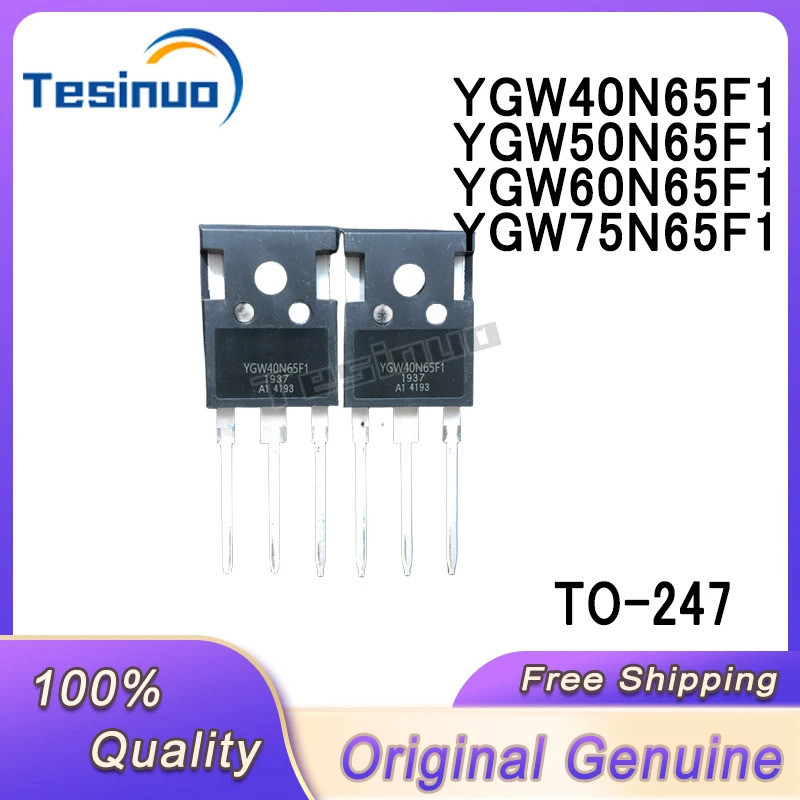 1-5PCS YGW40N65F1 YGW50N65F1 YGW60N65F1 YGW75N65F1 40N65 50N65 60N65 TO-247 Field-effect ทรานซิสเตอร
