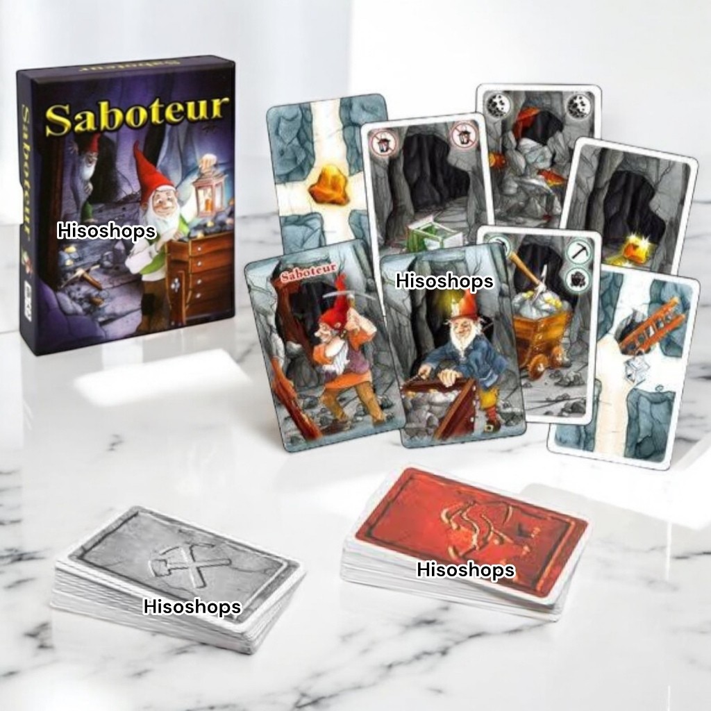 New SABOTEUR BROAD GAME บอร์ดเกมซาโบทัวร์ การ์ดเกมส์ เพื่อนรักนักขุดทอง ภาค1 ช่วยสร้างความสนุกสนานเพ