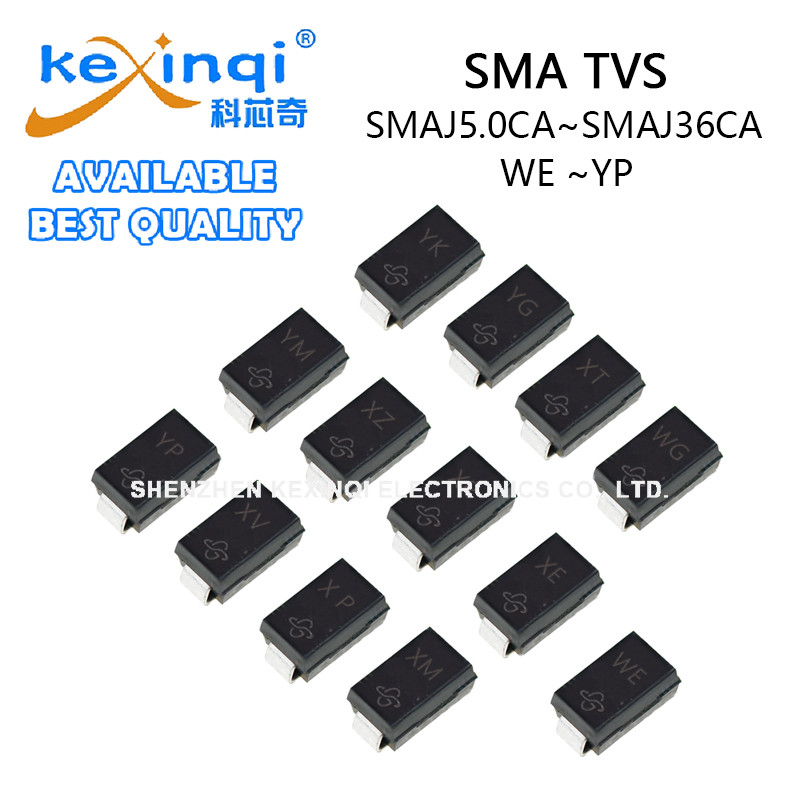 (20-100 ชิ้น) SMAJ5.0CA SMAJ6.0CA SMAJ12CA SMAJ15CA SMAJ16CA SMAJ17CA SMAJ18CA SMAJ20CA SMAJ24CA SMAJ28CA SMAJ30CA SMJ36CA SMJ33CA SMJ36CA SMJ36CA SMJ17J17J17J36CA SMJ17J17J17J17J17J17J36CA ไดโอดS
