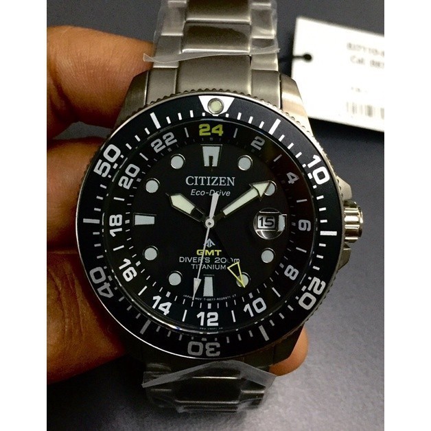 ข้อมือ Citizen Promaster 200M GMT Diver BJ7110-89E