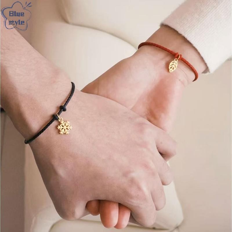 Bluestyle TV Series The First Frost Sang Yan Wen Yifan คอสเพลย์สร้อยข้อมือผู้ใหญ่ Unisex ทอคู่มือโซ่ของขวัญเครื่องประดับใหม่