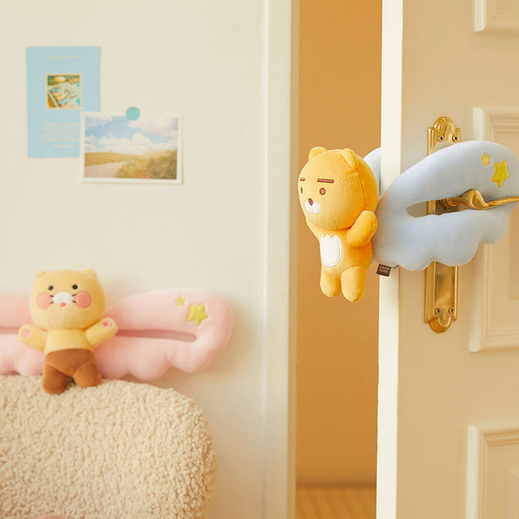 🛒พร้อมส่ง Kakao Friends Hanging Door Stopper Angel Ryan ที่กั้นประตู