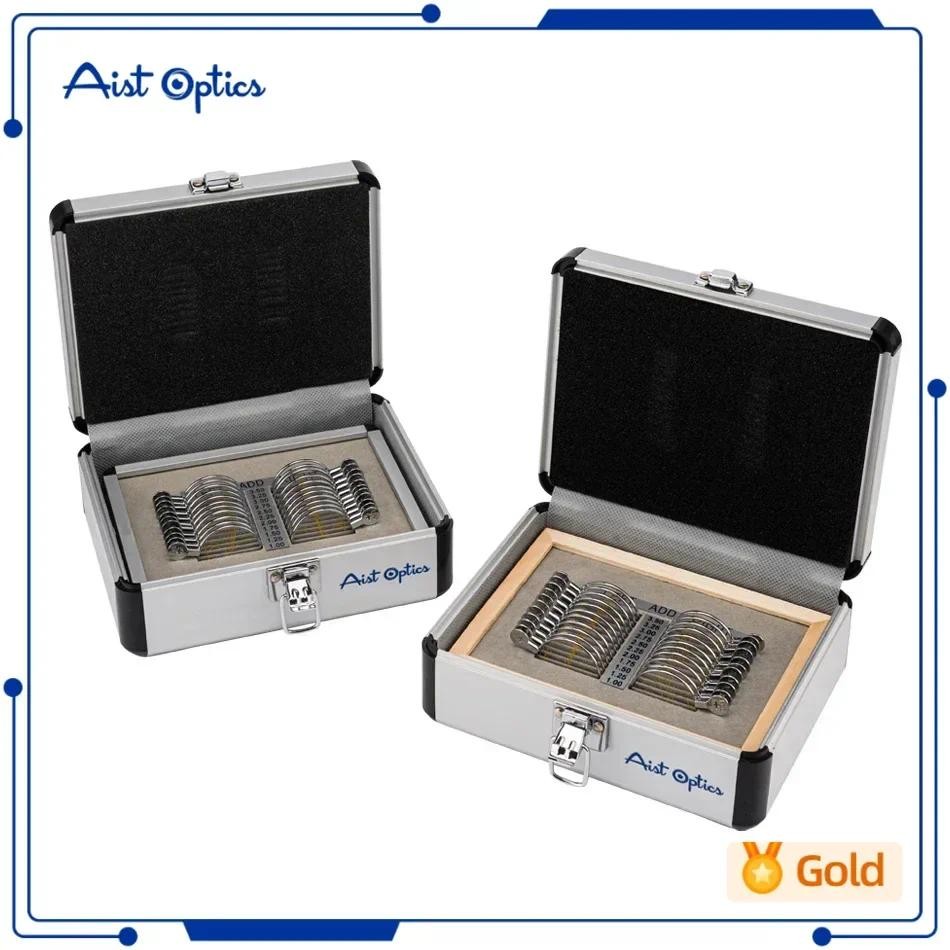 22PCS อุปกรณ์ออปติคอลยอดนิยมที่สุด Progressive Trial Lens Set Aluminium Tray And Case Ophthalmic