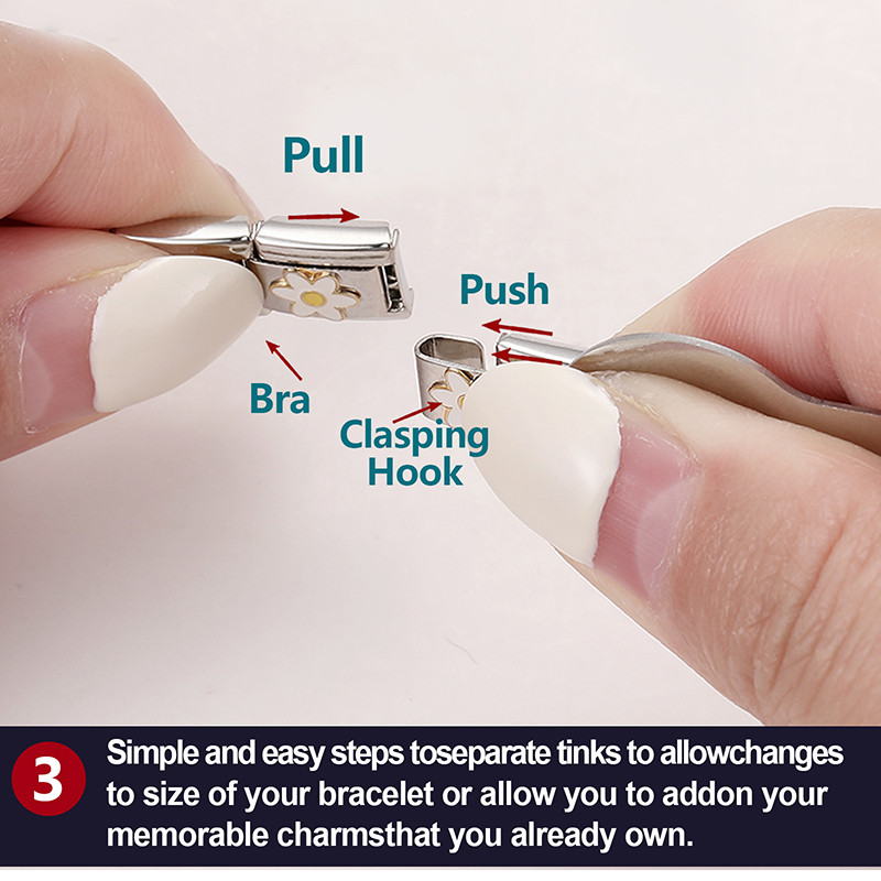 แฟชั่น 12 เดือนอิตาเลี่ยน Charm สร้อยข้อมือ Fit 9 มม. สแตนเลส DIY เครื่องประดับ อุปกรณ์เสริม Retro บุคลิกภาพโมดูลสร้อยข้อมือ - รูปที่ 5