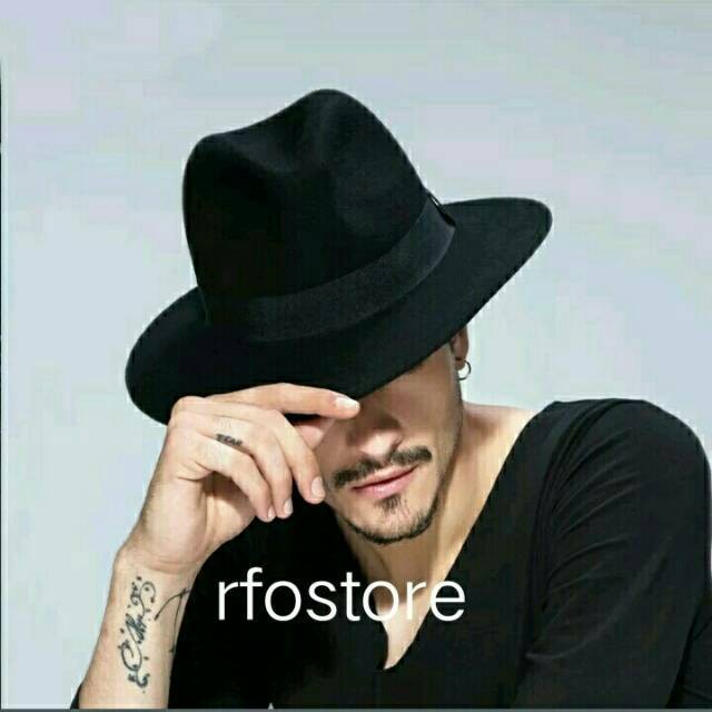 หมวก Fedora กว้างสําหรับผู้ใหญ่, หมวกคาวบอยชายผู้ใหญ่, หมวก Fedora