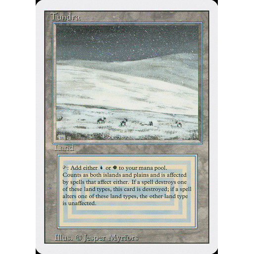 การ์ด EDH PlayTest - Tundra (Land)