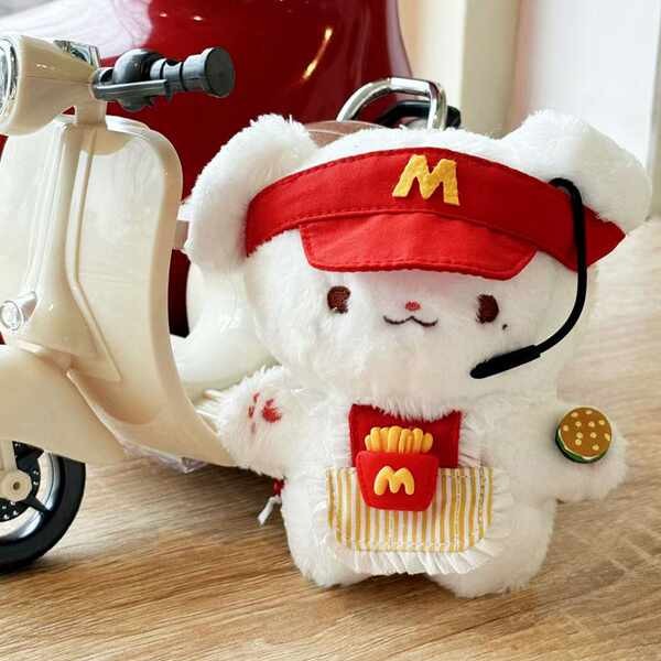 ชุดตุ๊กตา 10cm หมวกตุ๊กตา 10cm Original Cotton Doll Clothes McDonalds 10cm Baby Clothes Ichiban Rewa
