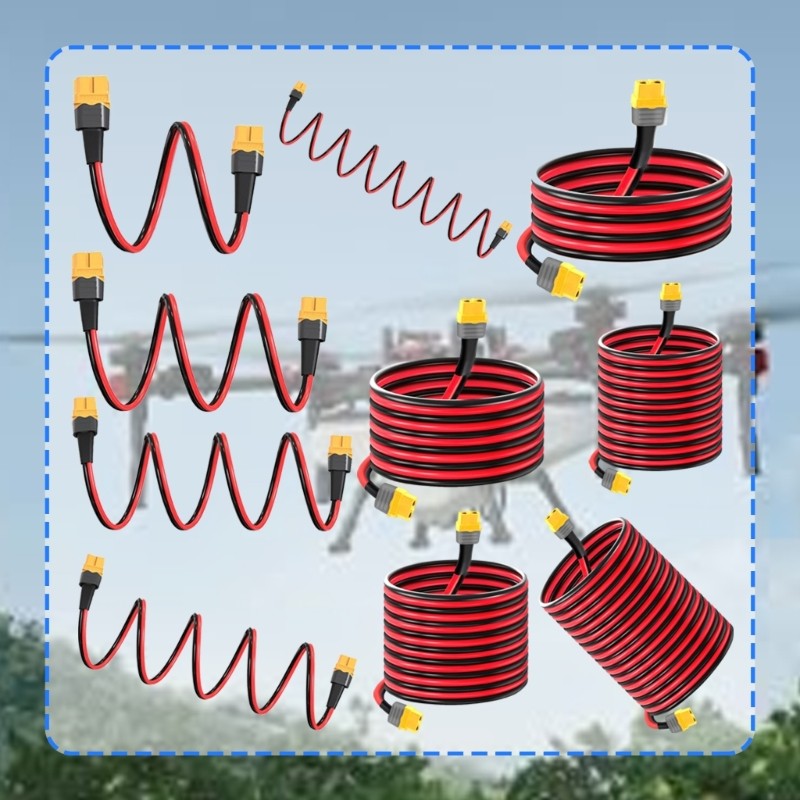 3C สายอะแดปเตอร์ XT60 XT60 สายชาร์จ XT60 ขั้วต่อหญิงกับพลังงานหญิง
