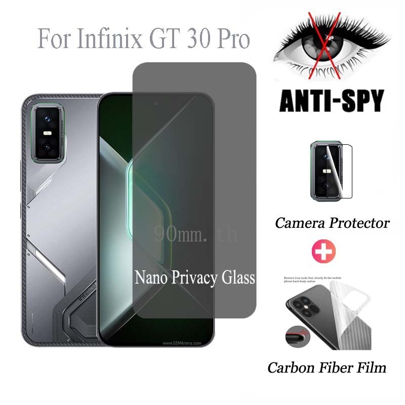 ฟิล์ม Infinix GT 30 Pro ฟิล์มกระจกนิรภัย สำหรับ Infinix GT 30 20 10 Pro ความเป็นส่วนตัว ตัวป้องกันหน