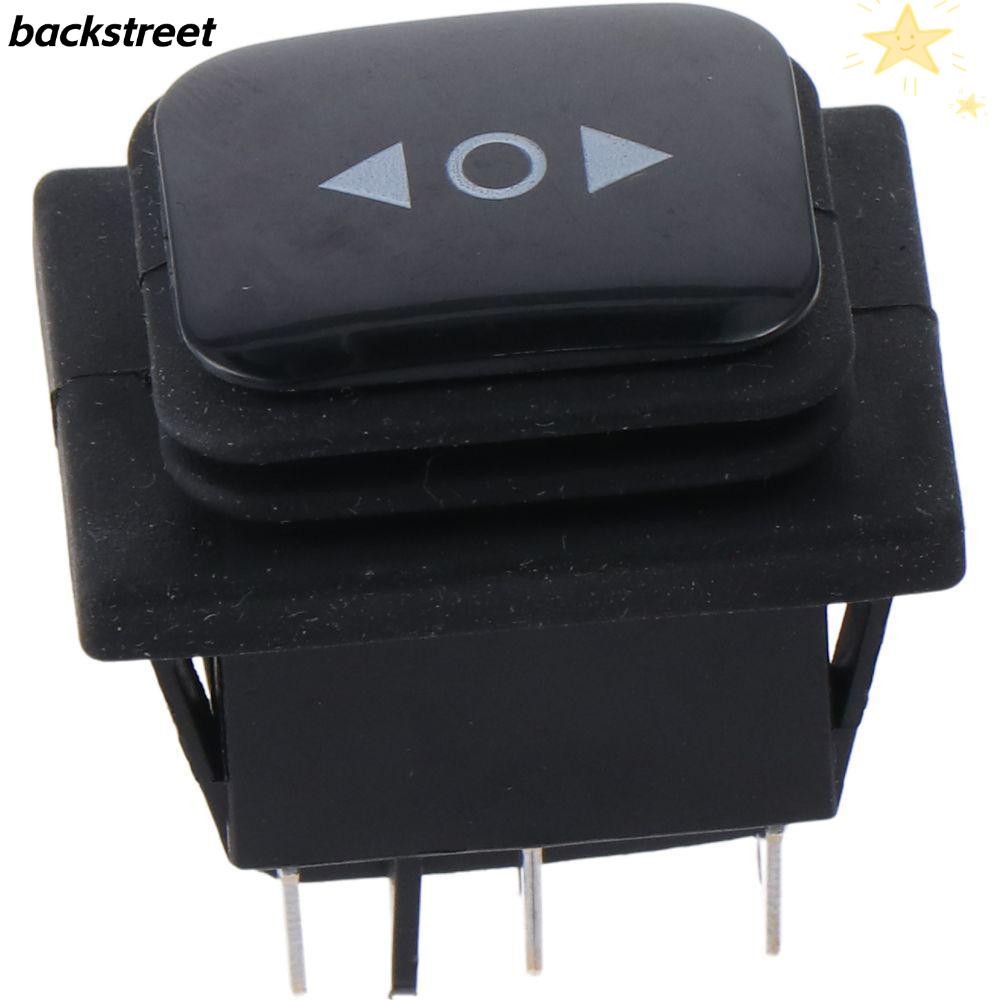 BACKSTAGE Toggle Switch, Momentary Polarity สวิตช์ถอยหลังกันน้ํา,ทนทาน DC 12V 10A 6 Pin 3 ตําแหน่งควบคุมมอเตอร์รอก,เครน, Linear Actuator