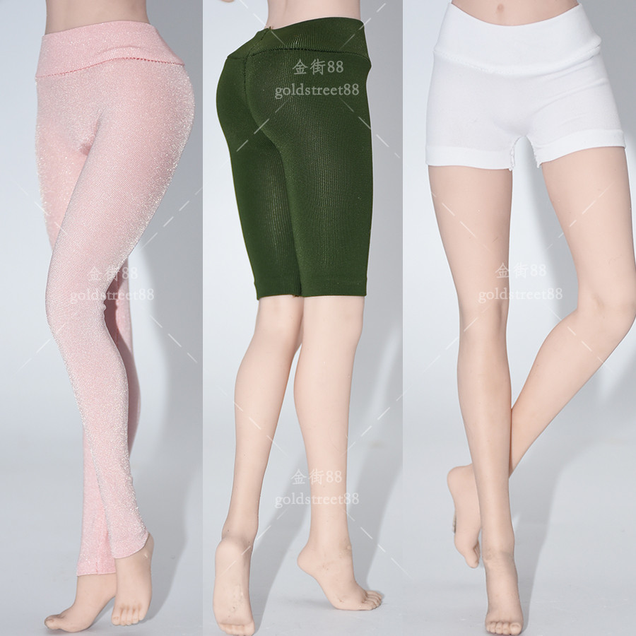 1/6 tbleague phicen ผู้หญิงผ้าไหมน้ําแข็งกางเกงโยคะกางเกงขายาว