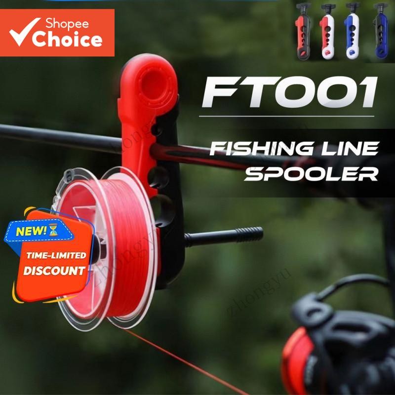 แบบพกพาสายตกปลา Winder Reel Fishing Line Spooler สําหรับเครื่องมือสายตกปลา Rod ทุกประเภท