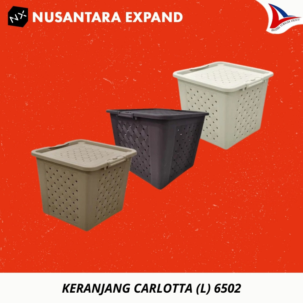 ตะกร้าคาร์ลอตต้า (L) 6502