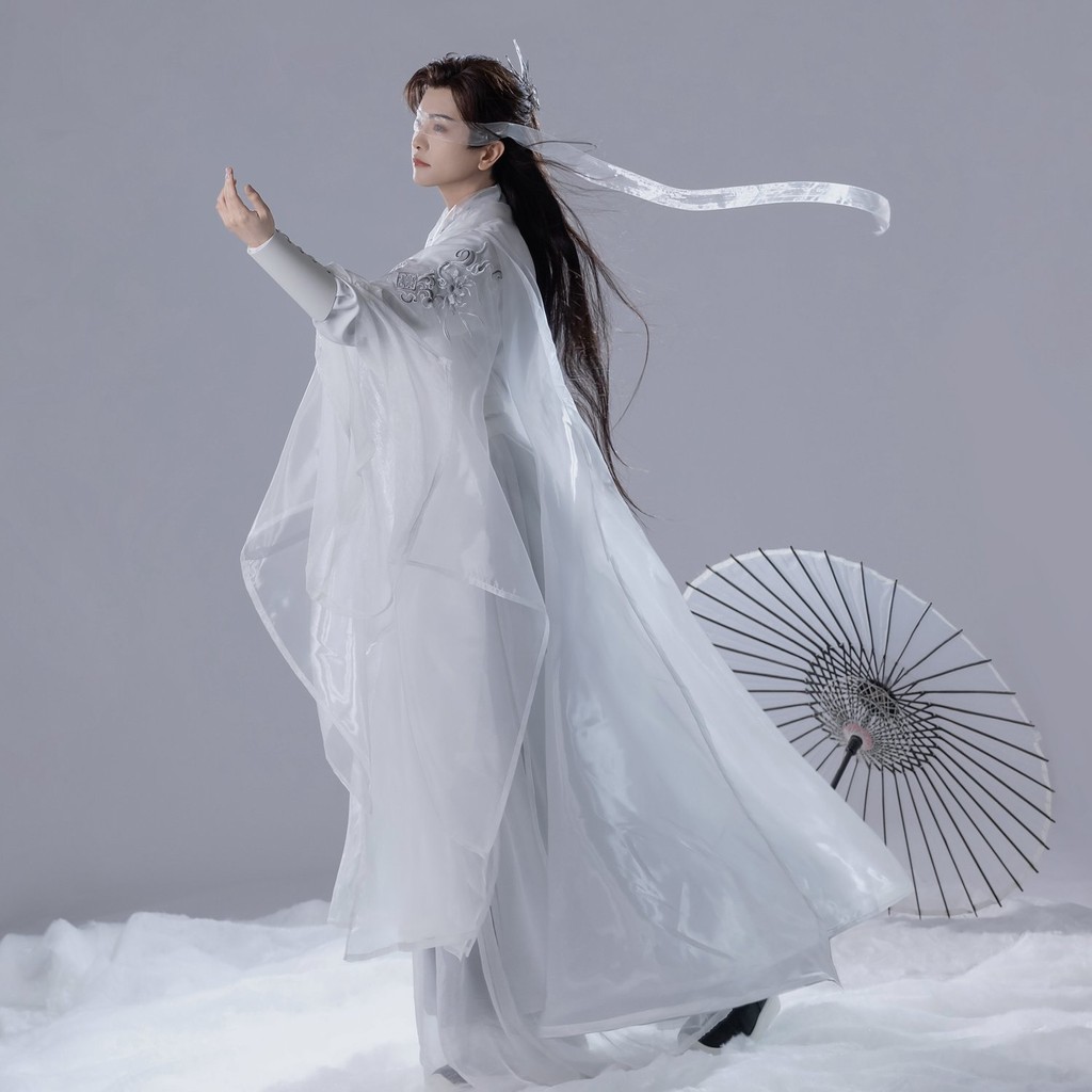 Original White Fairy ชุดแขนใหญ่ Elegant Xia Ke Hanfu