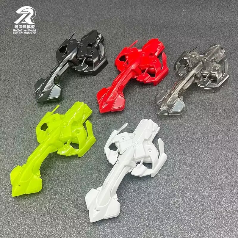 รถแข่งมินิ 4WD ทำเอง RZ DD โครงและเปลือกสีขาว/ดำ/ดำใส สำหรับรถแชสซี FMA ซีรีส์ TAMIYA