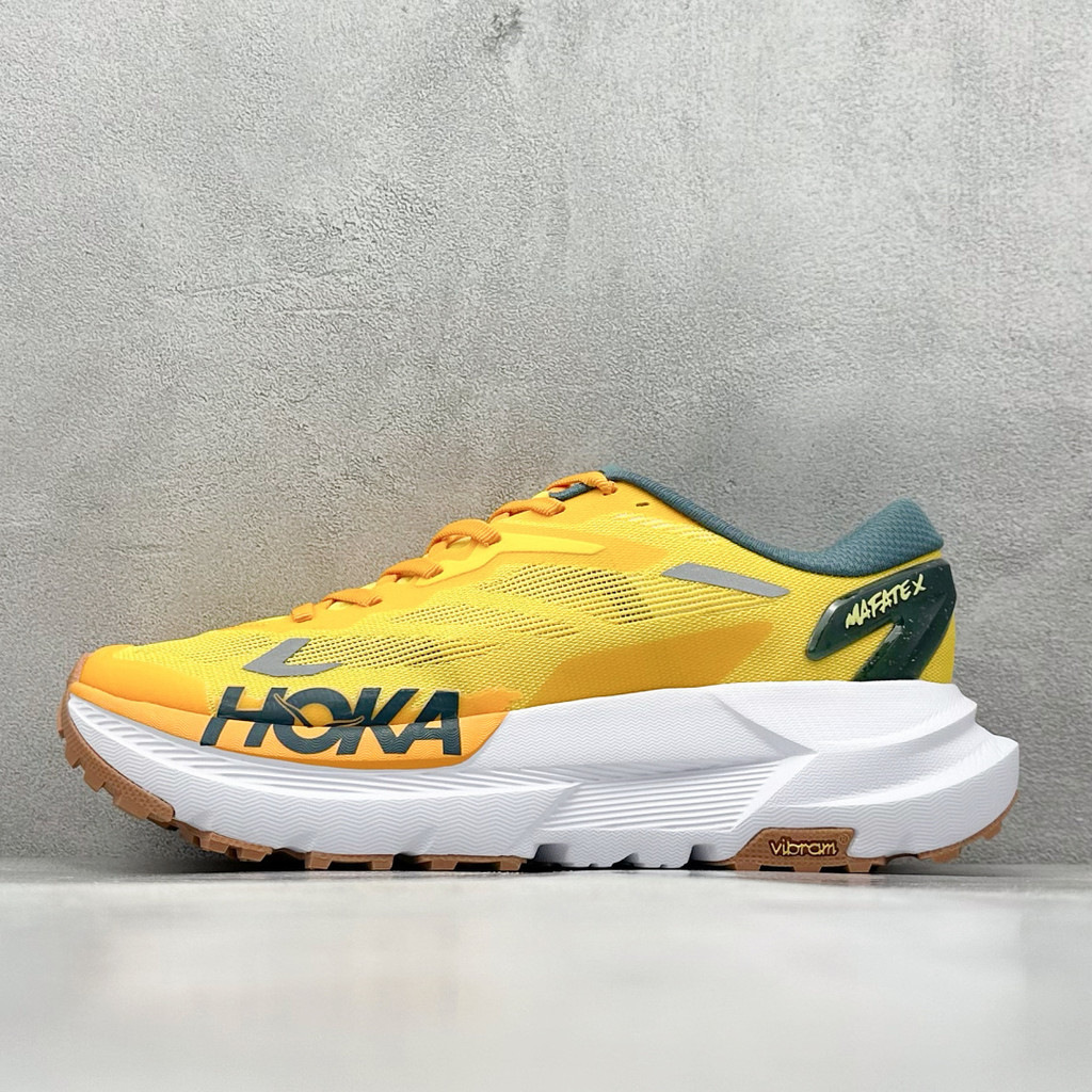 Hoka One One Mafate Speed X รองเท้าวิ่งมืออาชีพพื้นหนาน้ําหนักเบาสําหรับผู้ชายและผู้หญิง