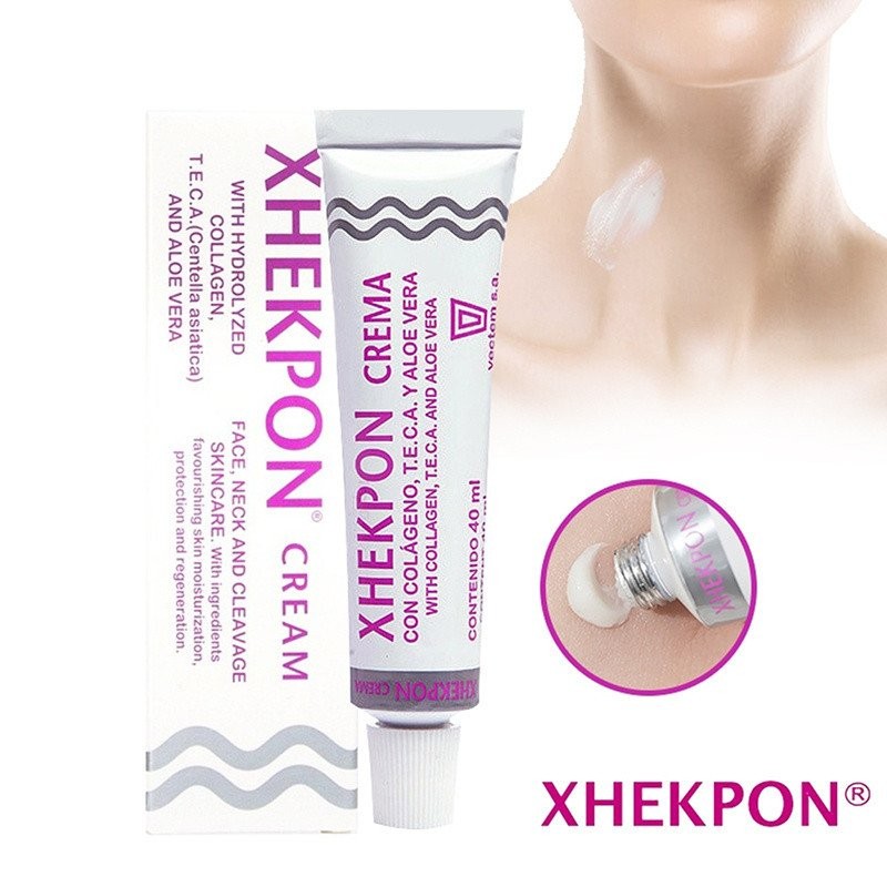 ครีมทาคอ XHEKPON คอลลาเจนลดเลือนริ้วรอย กระชับผิว 40ml 6ZZH