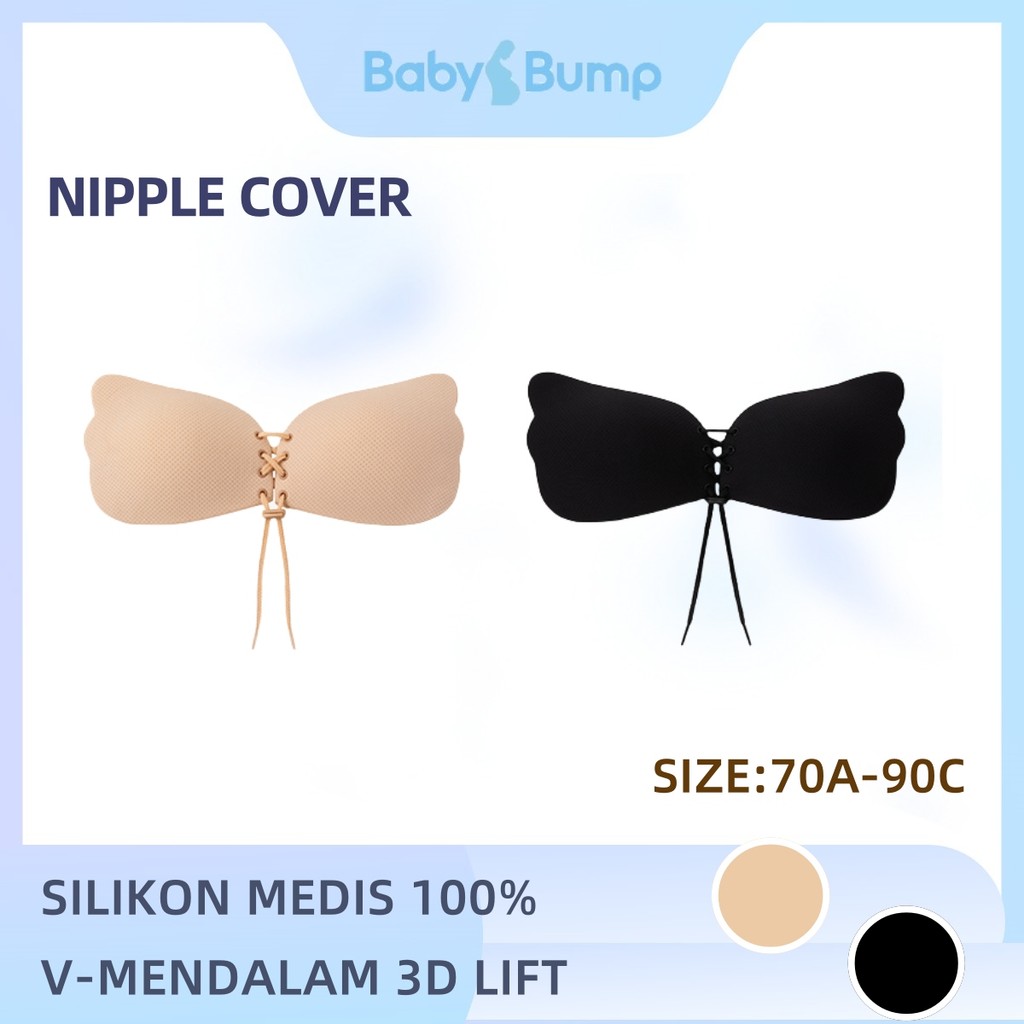 Bra Pad Wings Angel Wings Bra - Angel Medical Silicone Bra 100% Anti-Slip สบายเมื่อ Rukuk Strapless 