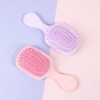 KVY Mini Air Cushion Hair Comb เควีวาย แปรงหวีผมไซส์มินิ (Pink/Purple)