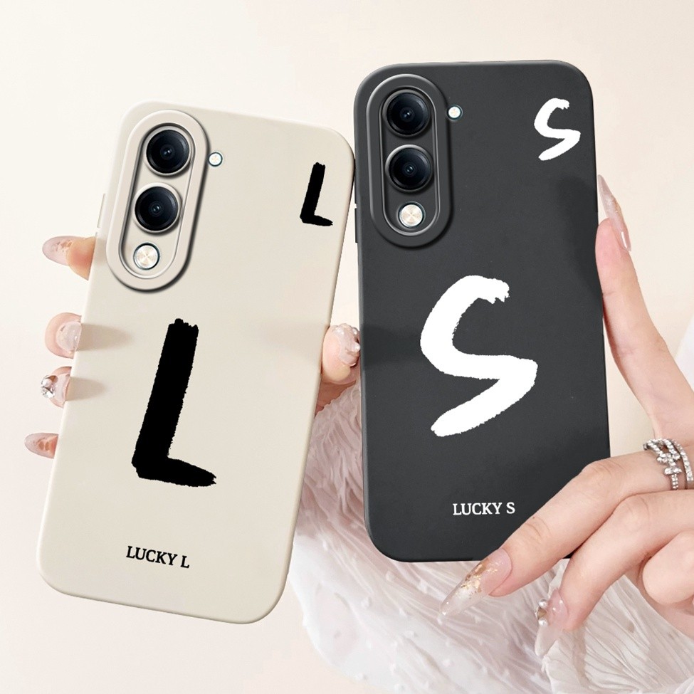 Vivo Y04 V2430 เคสโทรศัพท์ Vivo Y04 กรณีแฟชั่นตัวอักษร AZ รูปแบบการออกแบบซิลิโคนกันกระแทกกันชน