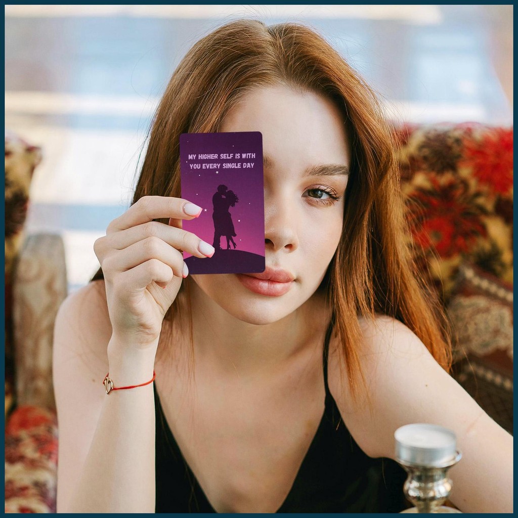 Love Oracle การ์ด Love Oracle การ์ดไพ่ทาโรต์สําหรับครอบครัว Gathering น้ําหนักเบา Oracle การ์ด Leisu