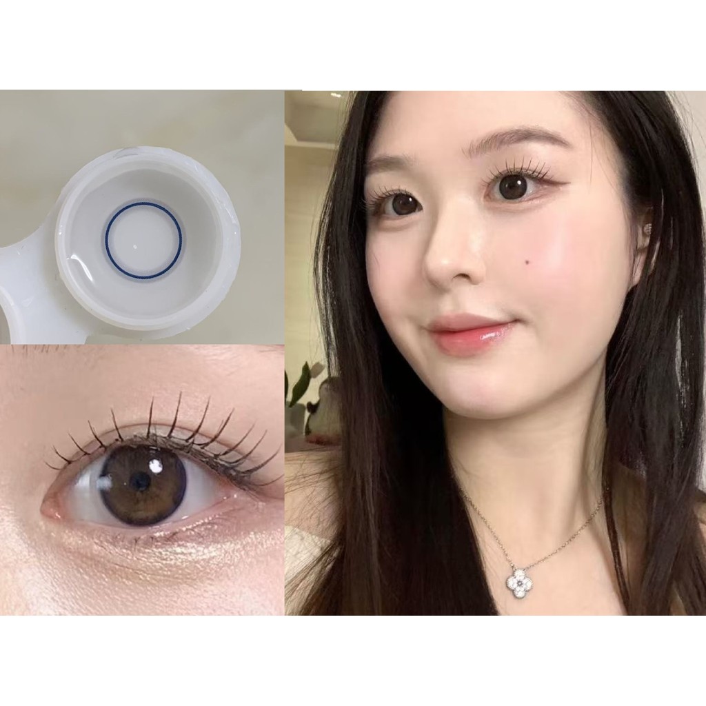 (2025.มิถุนายน17th)XLHUAN Series,FLLYCON ยี่ห้อ ,14.00mm,(เกรด 0-8.00), คอนแทคเลนส์ 6 เดือนใช้(สีน้ํ