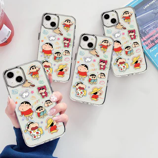🍓สําหรับ เคสไอโฟน16 เคสโทรศัพท์ เคสนิ่ม For iPhone 11 13 12 14 15 Pro 7 8 16 Plus XR X XS Max เคส โปร่งใส น่ารัก เด็กซน