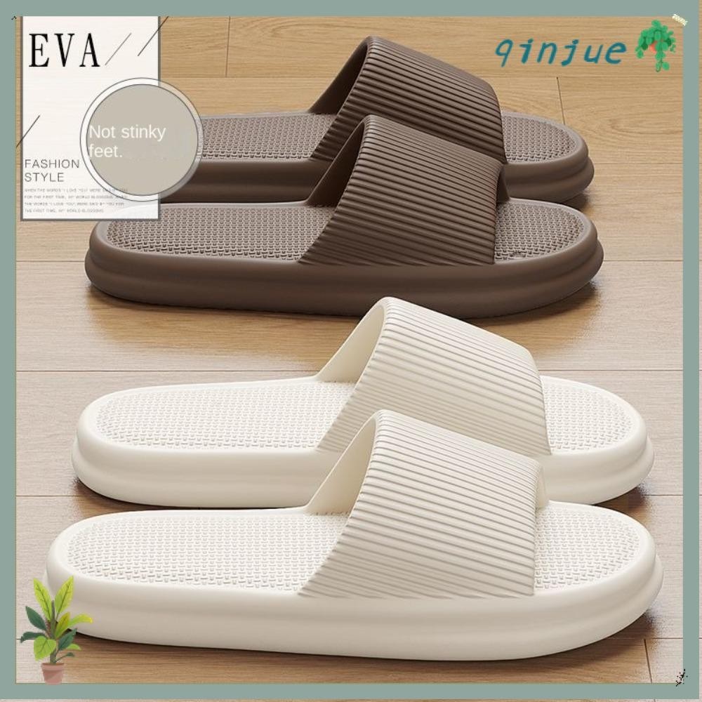 Icy.Sport รองเท้าแตะแบบหนา EVA Soft Sole รองเท้าชายหาดกันลื่นสำหรับใช้ในห้องน้ำX069