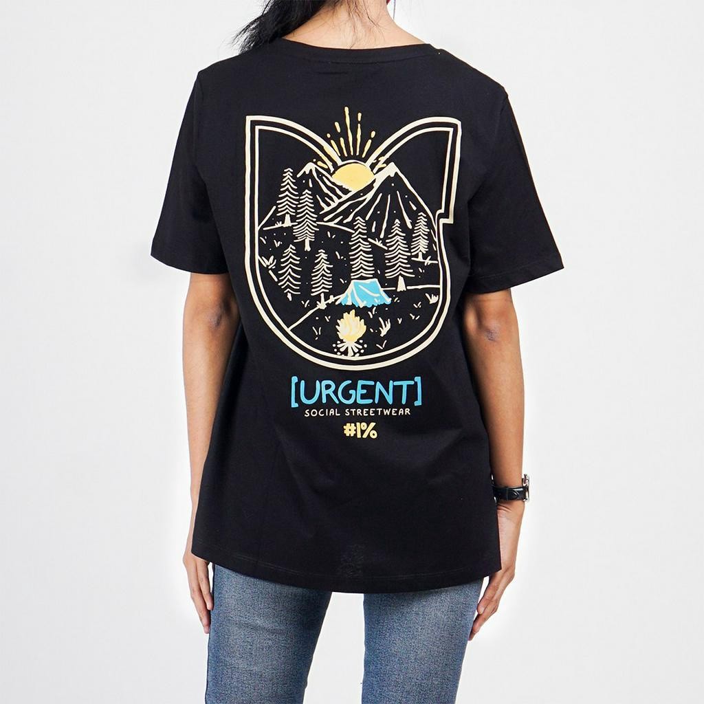 Camper Black URGENT SHORT-SLEEVED TSHIRT