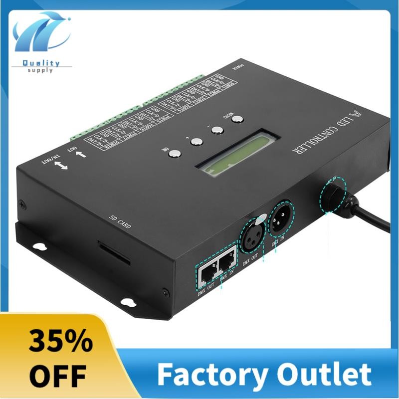 WiFI LED Pixel Controller Artnet to SPI รองรับซอฟต์แวร์ LAN Synchronny SD Card DMX512 คอนโซล (H807SA