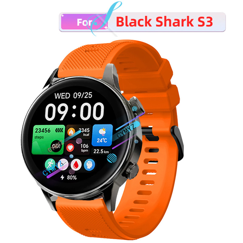 Black shark S3 สายนาฬิกาอัจฉริยะ สายซิลิโคน Black shark S3 strap สายรัดข้อมือกีฬา