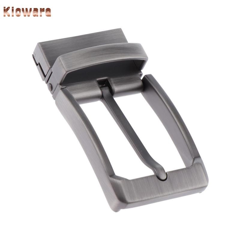 [Kloware] หัวเข็มขัดโลหะผสมแบบพลิกกลับได้สําหรับผู้ชายทดแทนหัวเข็มขัดขาเดี่ยวทรงสี่เหลี่ยม TYPE A