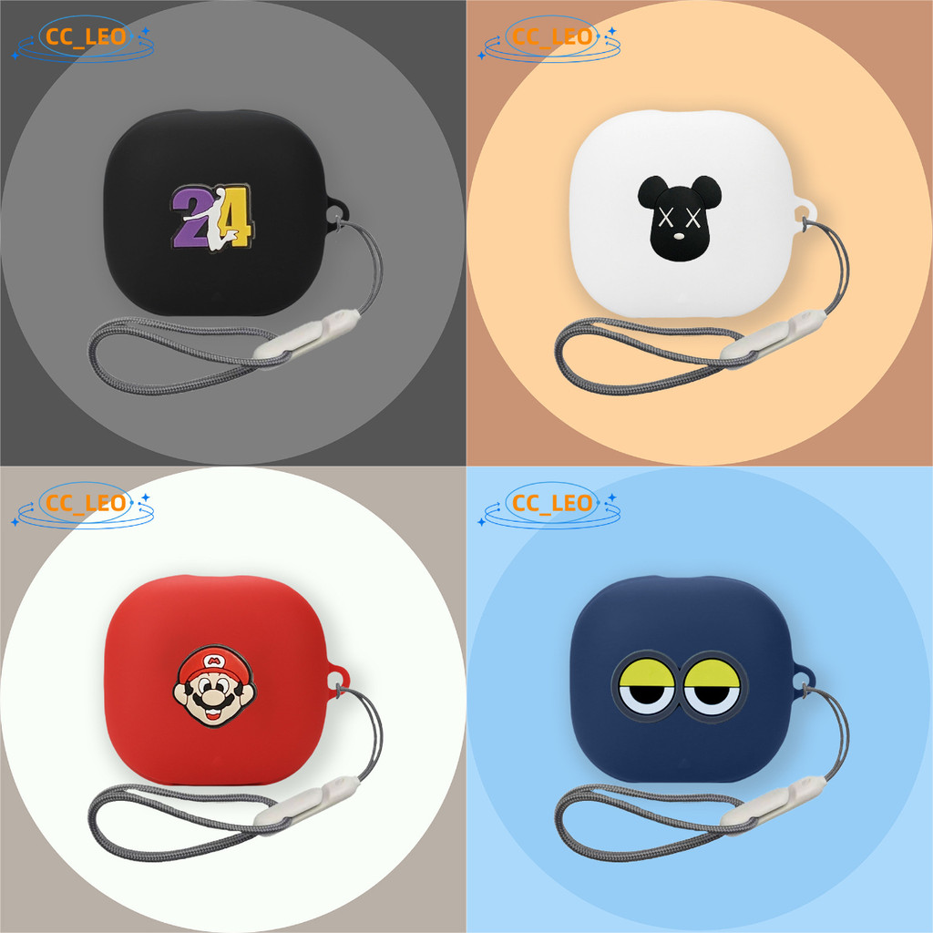 For Anker Soundcore Liberty 5 Case Cartoon Luffy Mario Soundcore Liberty 5 ANC Silicone Soft Case So