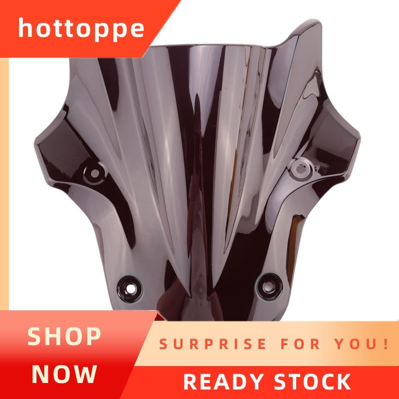hottoppe กระจกรถจักรยานยนต์ Z900 หน้าจอลม Double Bubble Fit สําหรับ Z900 2017 2018