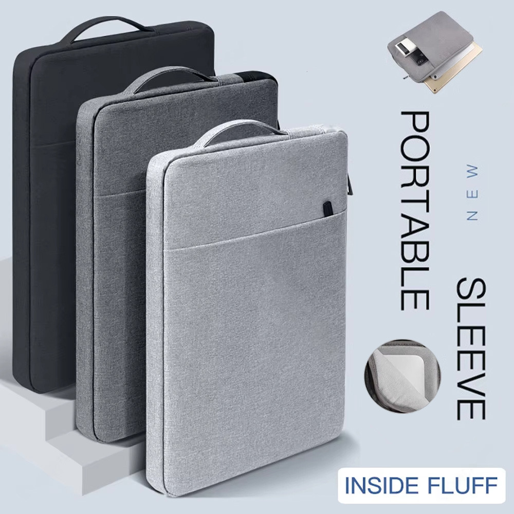 🚚COD🚚 กระเป๋า ใส่ Notebook Tablet Laptop แท็บเล็ต แล็ปท็อป ขนาด 11 11.6 13.3 14 15.6 นิ้ว มีหูหิ้ว กันน้ำ