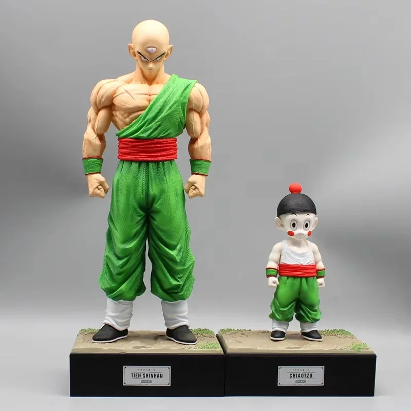 18-28cm Dragon Ball Anime Tenshinhan Figure Chouzoushu Tien Shinhan Figure PVC Action Figure Gk Stat