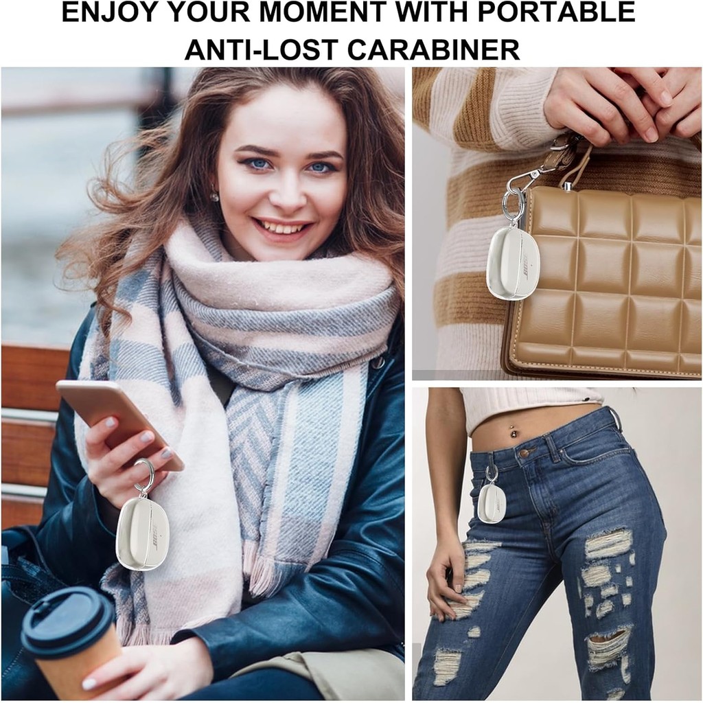 ออกแบบมาสําหรับ โบส อัลตร้าเปิดหูฟังกรณี 2024 กันกระแทกนุ่มโปร่งใส ทีพียู พร้อมชุดทําความสะอาด คาราไบเนอร์ - รูปที่ 5