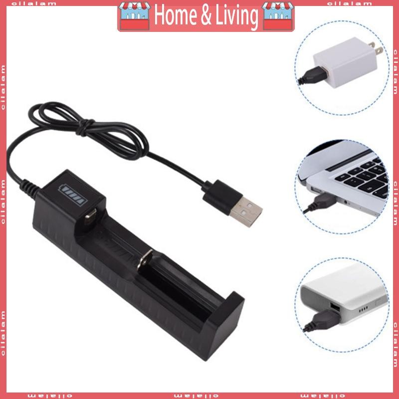 CI อะแดปเตอร์ชาร์จแบตเตอรี่ลิเธียม 1 ช่องเครื่องชาร์จลิเธียมไอออน USB สากล