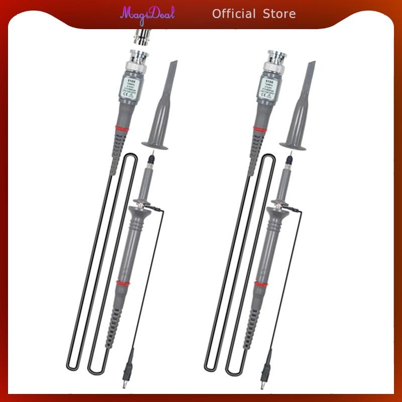 MagiDeal P6100 Probe อุปกรณ์พื้นดิน Tip Oscilloscope Oscilloscope อุปกรณ์เสริม