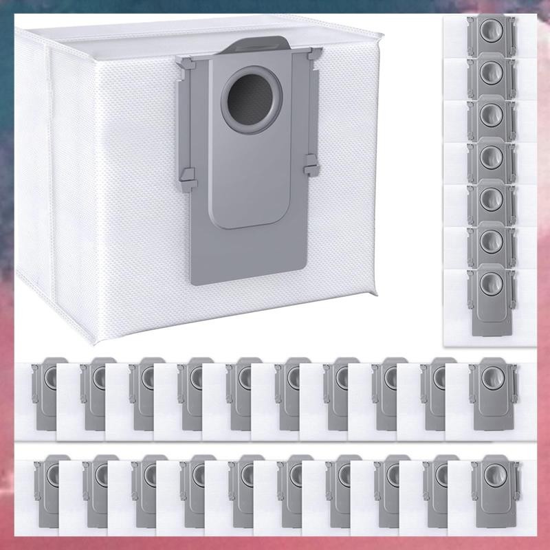 28 PACK ถุงสูญญากาศทดแทนถุงเก็บสูญญากาศถุงเก็บฝุ่นสําหรับ S8 + Pro Ultra, S7 MaxV Ultra, Q8 Max +,Q5