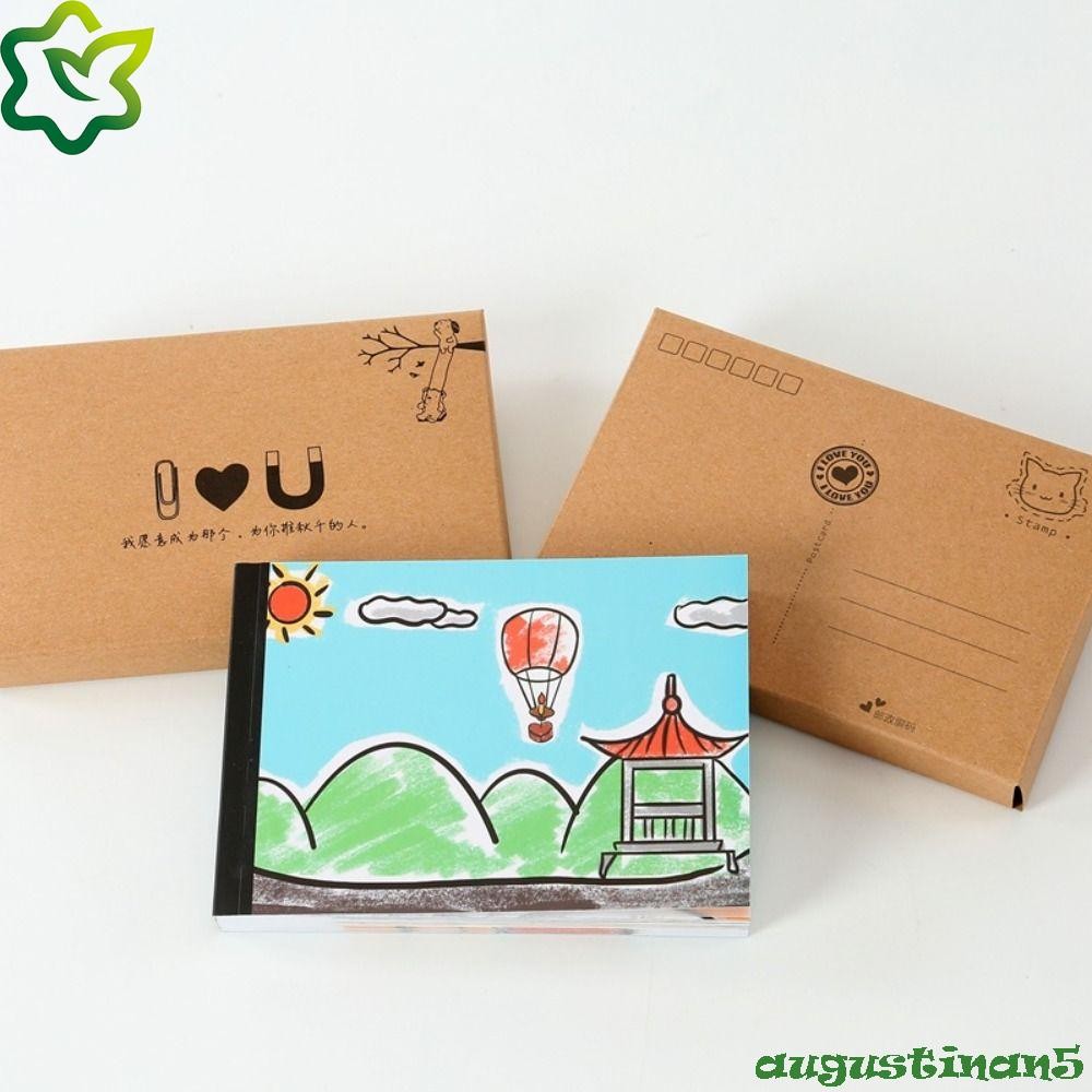 AUGUSTINAN คําสารภาพการ์ตูน FlipBook, DIY Propose ของขวัญโรแมนติกมือพลิกหนังสือ,กล่องเครื่องประดับแนวโน้มสร้างสรรค์ซ่อนแหวนสร้อยคอ Flip Flap Book Flip Book Kit วันวาเลนไทน์