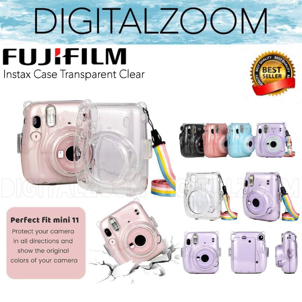 เคส Instax Mini 12 Instax Mini 12 - เคสแข็งแบบใสสําหรับ Instax Mini 8/9/11/40