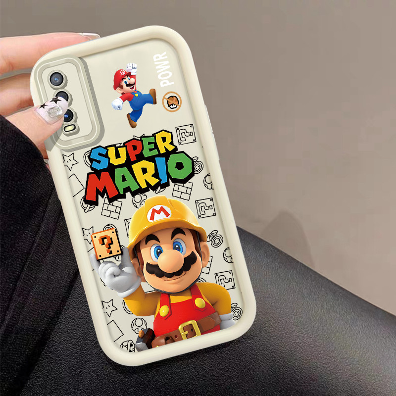 เทรนด์แฟชั่นการ์ตูน Mario สําหรับ OPPO A57 4G 2022 A53 4G 2020 A7 A5S A79 A93 A94 F11 Reno 4 Reno 5F