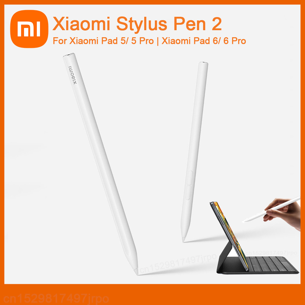 ปากกาสไตลัส Xiaomi ปากกาอัจฉริยะรุ่นที่ 2 สําหรับ Xiaomi Mi Pad 5 Pad 6 Pro แท็บเล็ต 4096level Sense ดินสอเขียนแม่เหล็ก