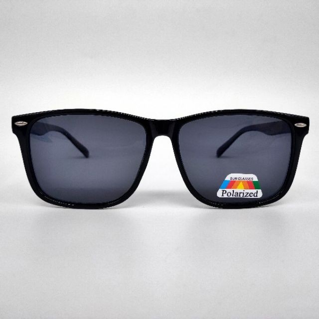 แว่นตากันแดดแฟชั่น fashion sunglasses กรอบพลาสติกเบา มีแป้นจมูก ใส่สบาย เลนส์กันUV400 Polarized รุ่น P039