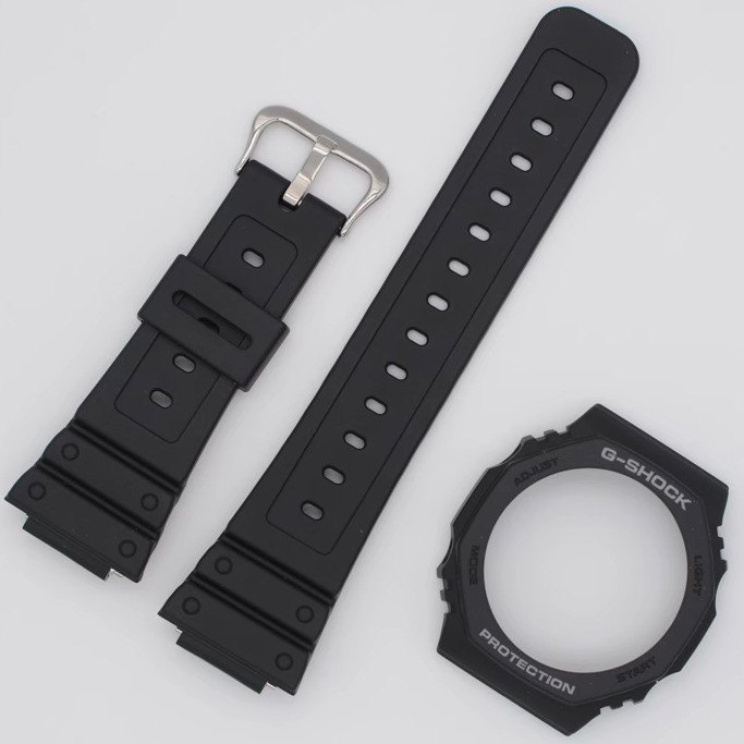 Original Case Strap GA-2100/DW-5610/GA-2110/GA-B2100 สร้อยข้อมือเรซิ่น